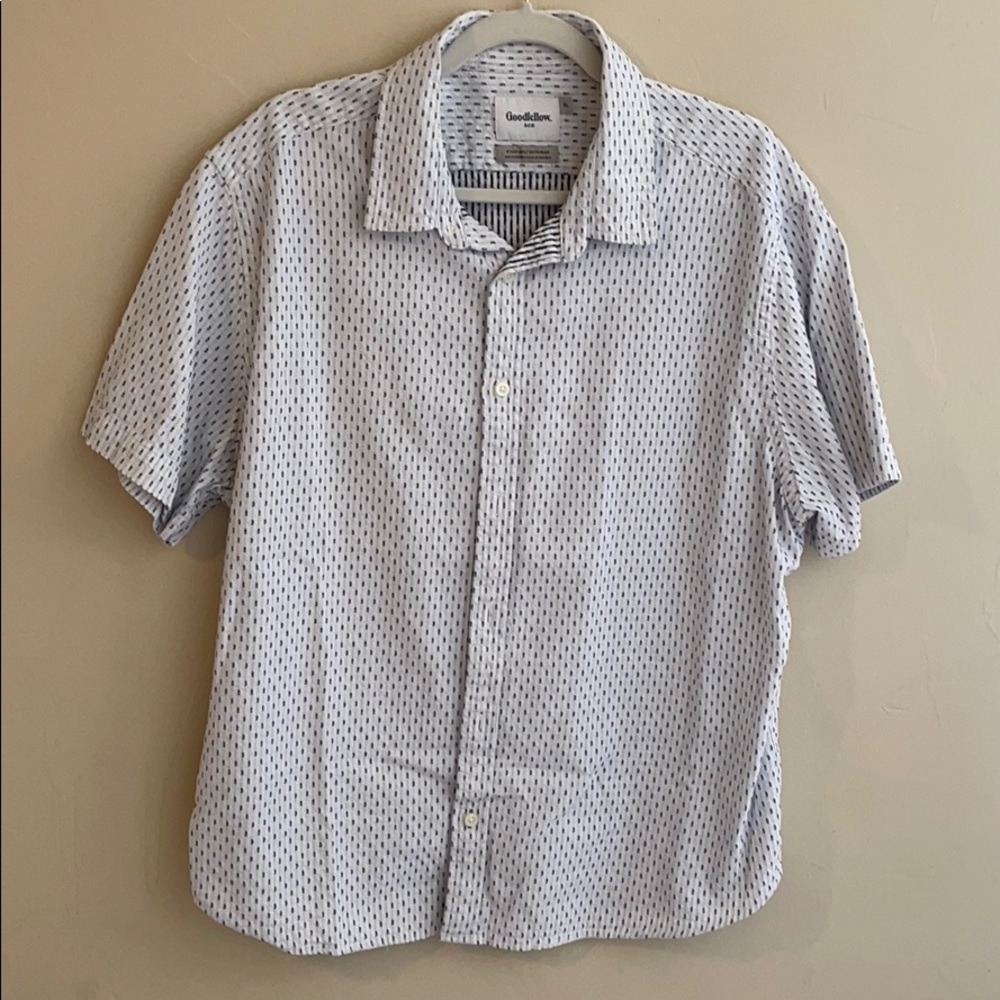 White Gauze button Down Shirt